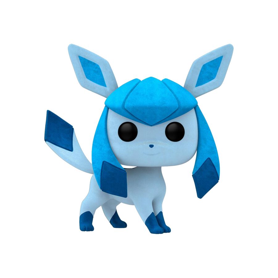 Pop Weasel - Image 2 of Pokemon - Glaceon US Exclusive Flocked Pop! Vinyl [RS] - Funko - Pop Vinyl - Image - Pop Weasel