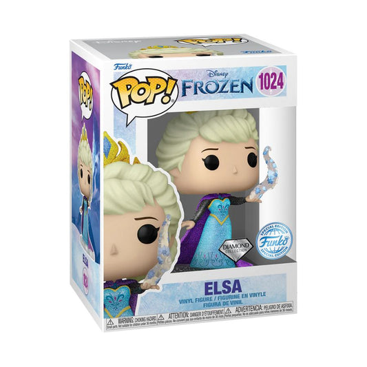 Pop Weasel - Image 2 of Disney Princess - Elsa Ultimate Glitter US Exclusive Pop! Vinyl [RS] - Funko