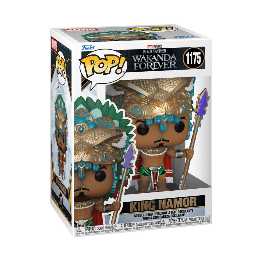 Pop Weasel - Image 2 of Black Panther 2: Wakanda Forever - King Namor Pop! Vinyl - Funko - Pop Vinyl - Image - Pop Weasel