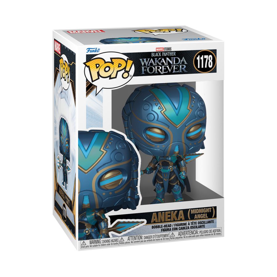 Pop Weasel - Image 2 of Black Panther 2: Wakanda Forever - Aneka (Midnight Angel) Pop! Vinyl - Funko - Pop Vinyl - Image - Pop Weasel