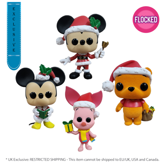 Pop Weasel Image of Disney - Mickey & Friends UK Exclusive Holiday Pop! 4-Pack [RS] - Funko