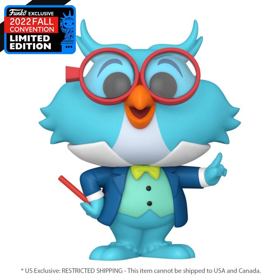 Pop Weasel Image of Disney - Professor Owl NYCC 2022 US Exclusive Pop! Vinyl [RS] - Funko - Pop Vinyl - Image - Pop Weasel