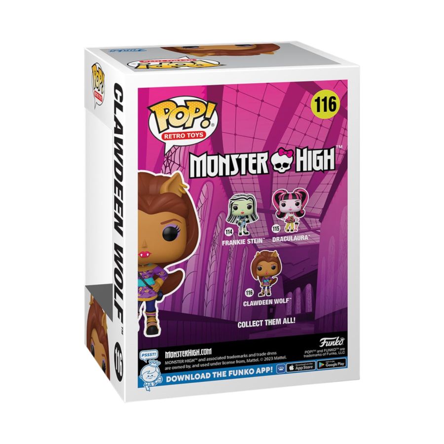 Pop Weasel - Image 3 of Monster High - Clawdeen Pop! Vinyl - Funko - Pop Vinyl - Image - Pop Weasel