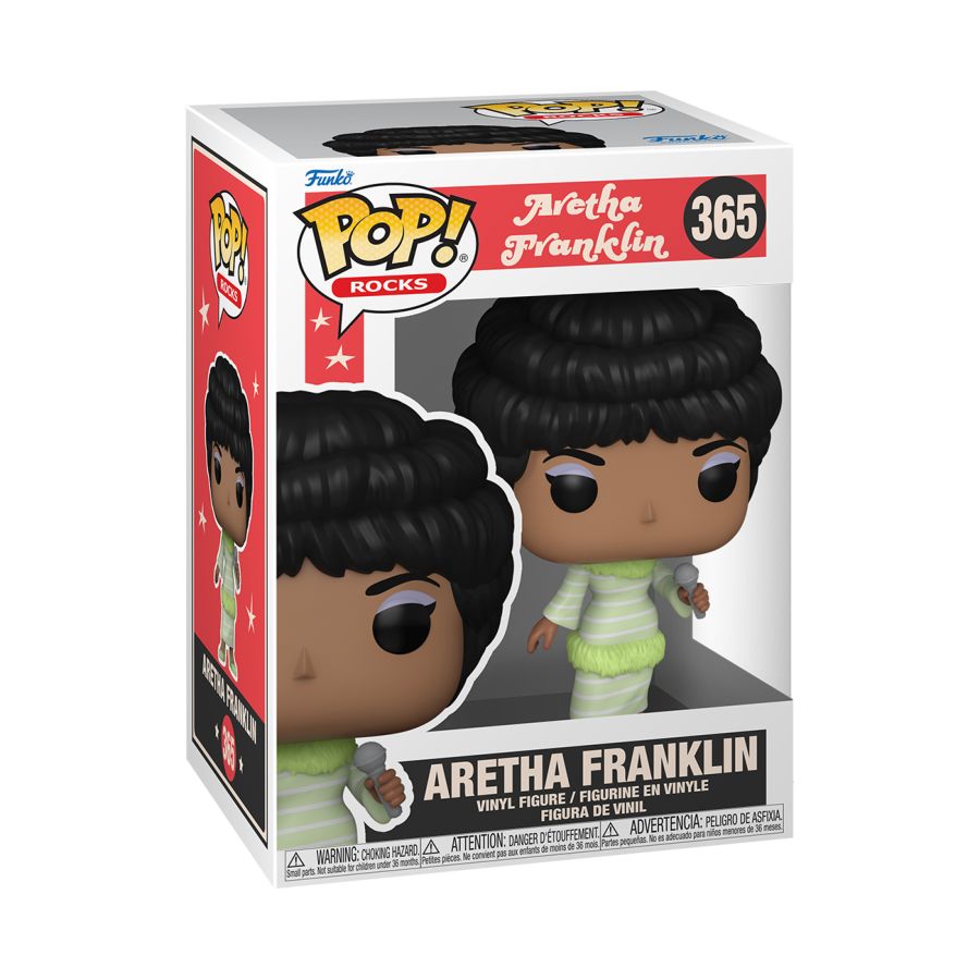 Pop Weasel - Image 2 of Aretha Franklin - Aretha Franklin (Green Dress) Pop! Vinyl - Funko - Pop Vinyl - Image - Pop Weasel