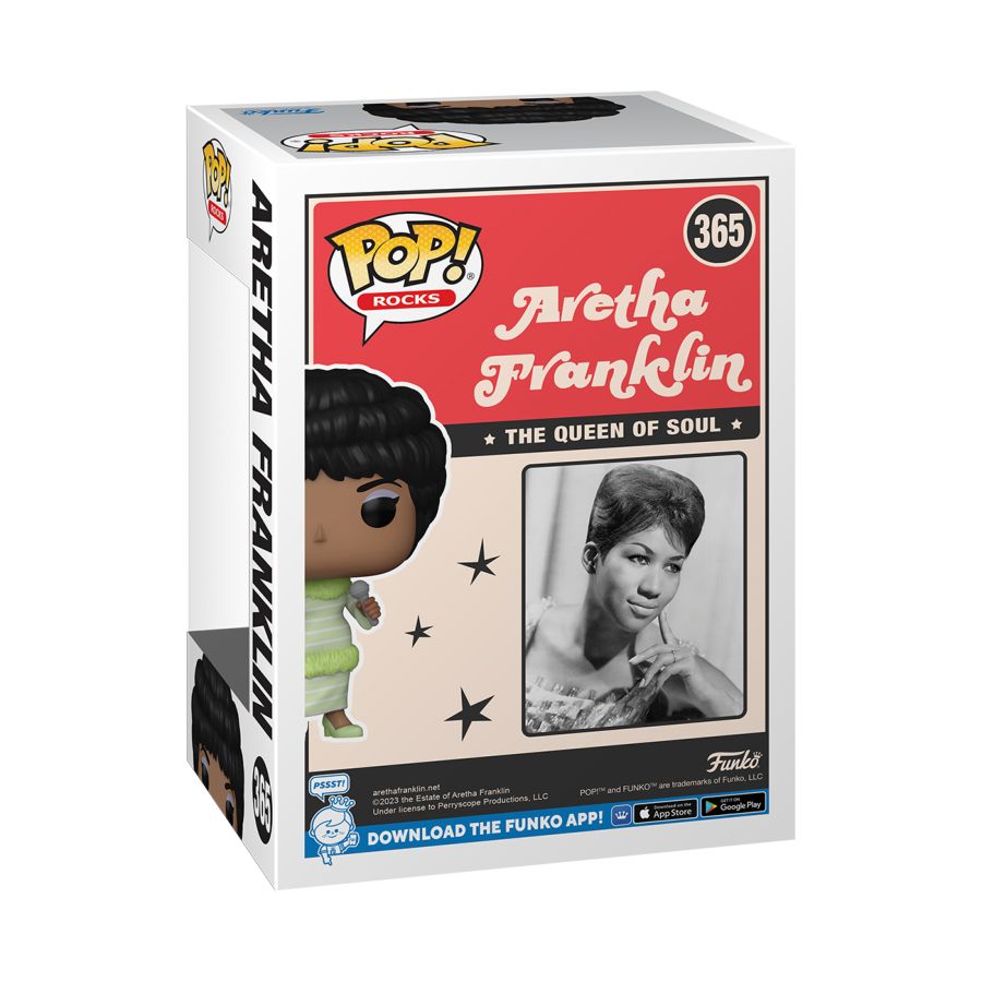 Pop Weasel - Image 3 of Aretha Franklin - Aretha Franklin (Green Dress) Pop! Vinyl - Funko - Pop Vinyl - Image - Pop Weasel