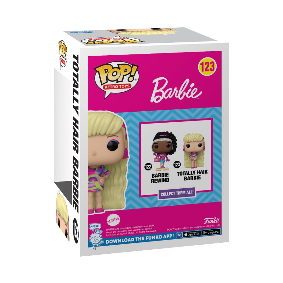 Image Pop Weasel - Image 3 of Barbie: 65th Anniversary - Totally Hair Barbie Pop! Vinyl - Funko - Pop Vinyl - Image - Pop Weasel