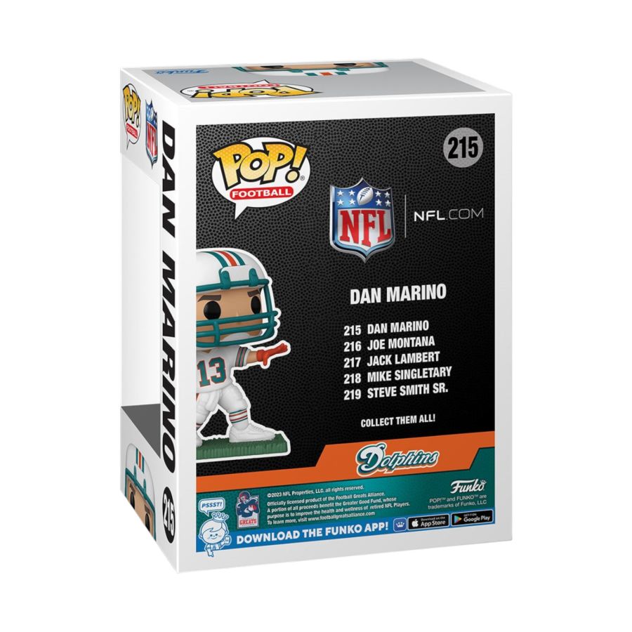 Pop Weasel - Image 3 of NFL: Legends - Dan Marino (Dolphins) Pop! Vinyl - Funko - Pop Vinyl - Image - Pop Weasel