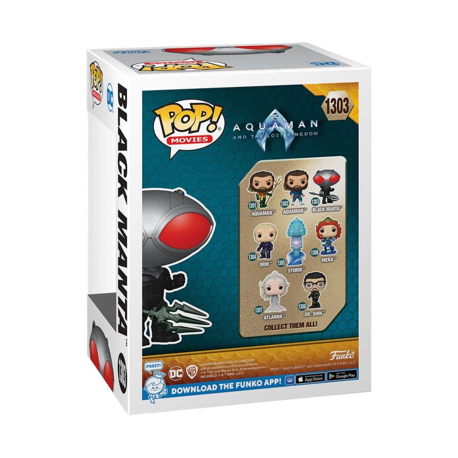 Pop Weasel - Image 3 of Aquaman and the Lost Kingdom - Black Manta Pop! Vinyl - Funko - Pop Vinyl - Image - Pop Weasel