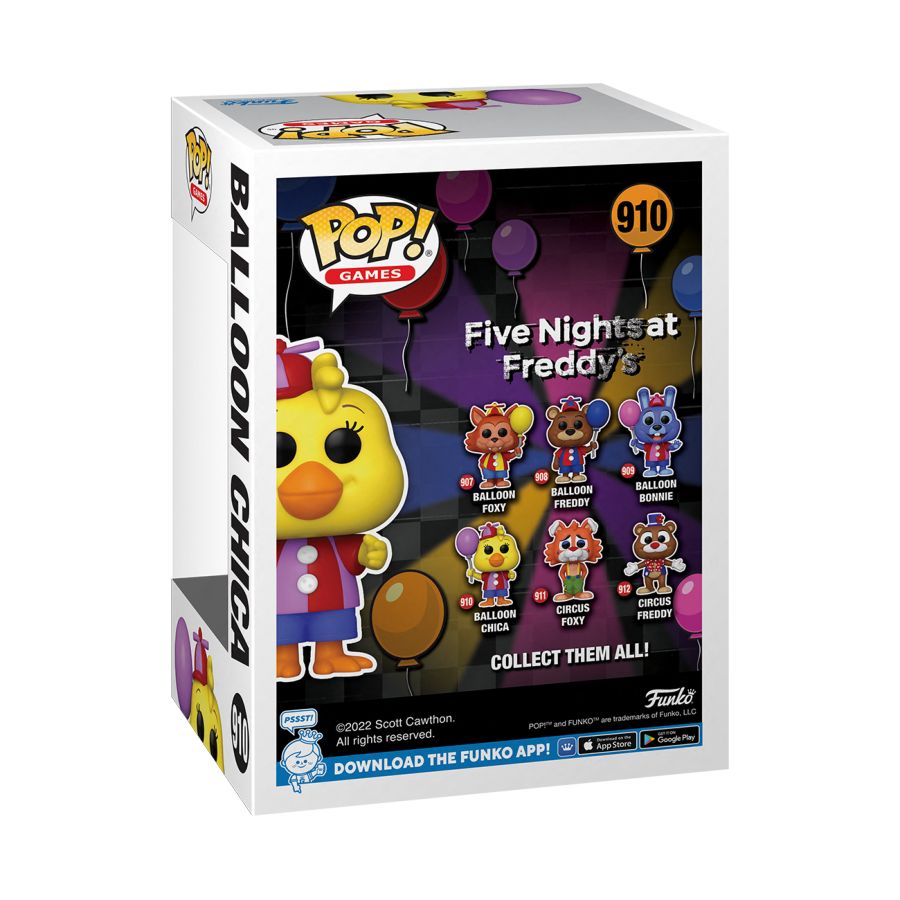 Pop Weasel - Image 3 of Five Nights at Freddy's - Balloon Chica Pop! Vinyl - Funko - Pop Vinyl - Image - Pop Weasel