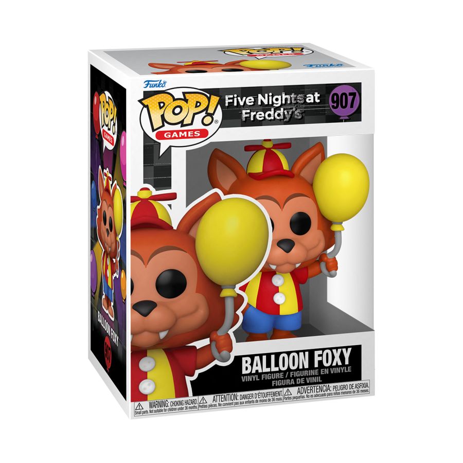 Pop Weasel - Image 2 of Five Nights at Freddy's - Balloon Foxy Pop! Vinyl - Funko - Pop Vinyl - Image - Pop Weasel