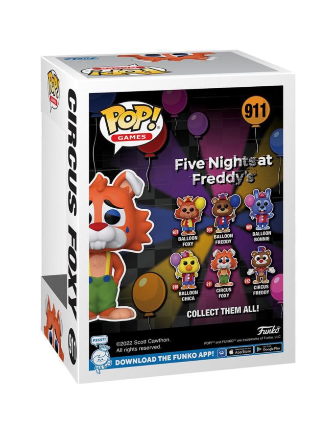 Pop Weasel - Image 3 of Five Nights at Freddy's - Circus Foxy Pop! Vinyl - Funko - Pop Vinyl - Image - Pop Weasel