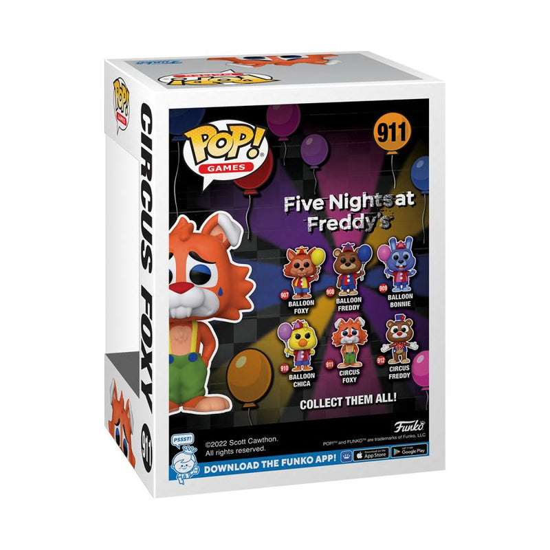 Pop Weasel - Image 5 of Five Nights at Freddy's - Circus Foxy Pop! Vinyl - Funko
