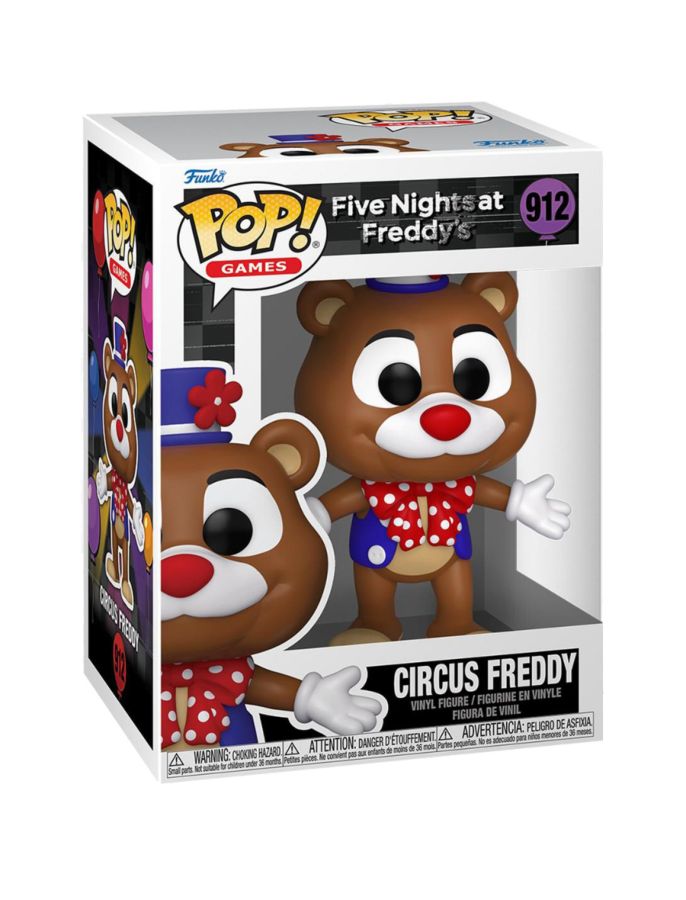 Pop Weasel - Image 2 of Five Nights at Freddy's - Circus Freddy Pop! Vinyl - Funko