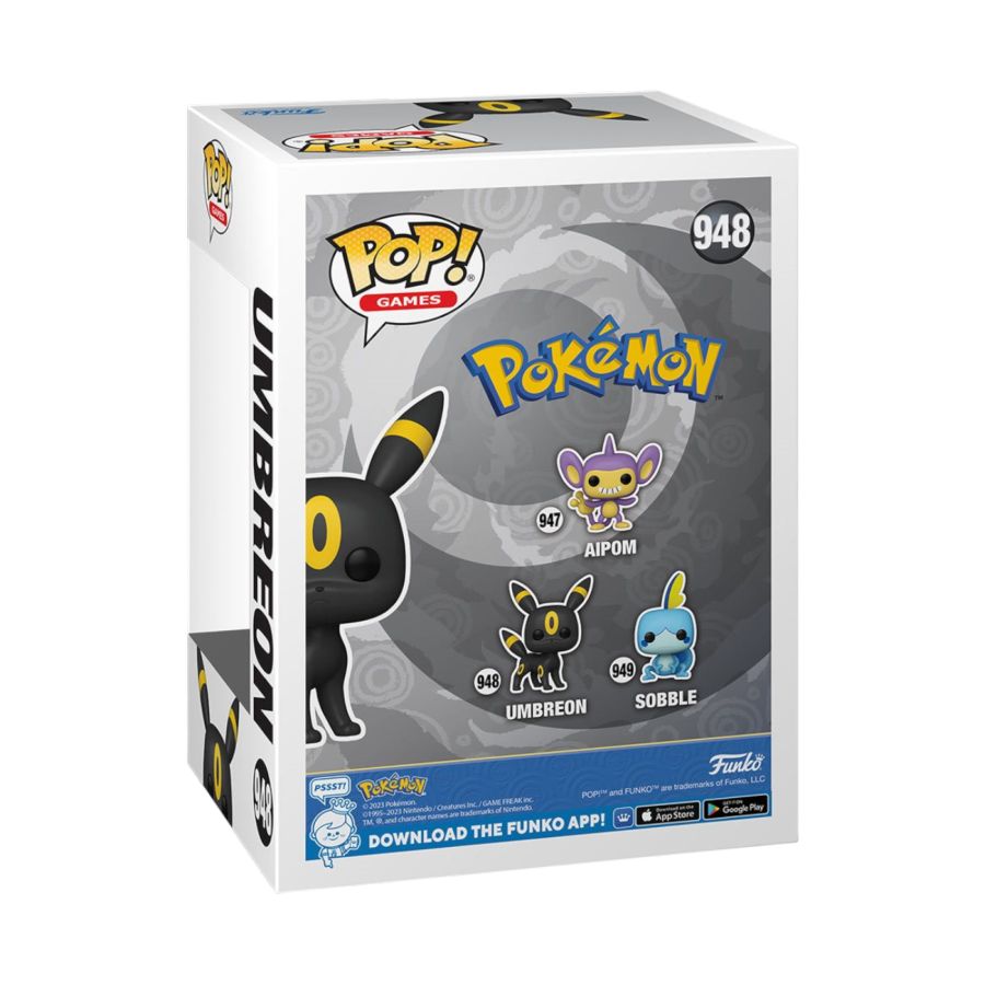 Pop Weasel - Image 4 of Pokemon - Umbreon Pop! Vinyl [RS] - Funko - Pop Vinyl - Image - Pop Weasel