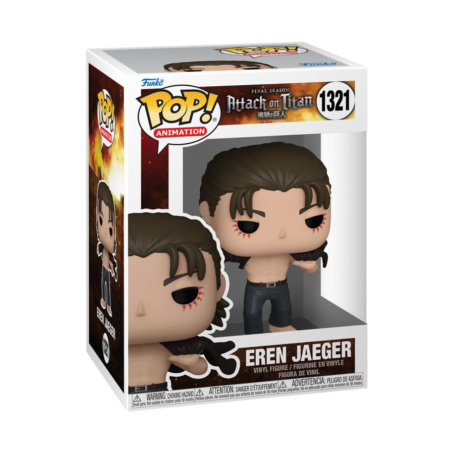 Pop Weasel - Image 2 of Attack on Titan - Eren Jeager Pop! Vinyl - Funko - Pop Vinyl - Image - Pop Weasel