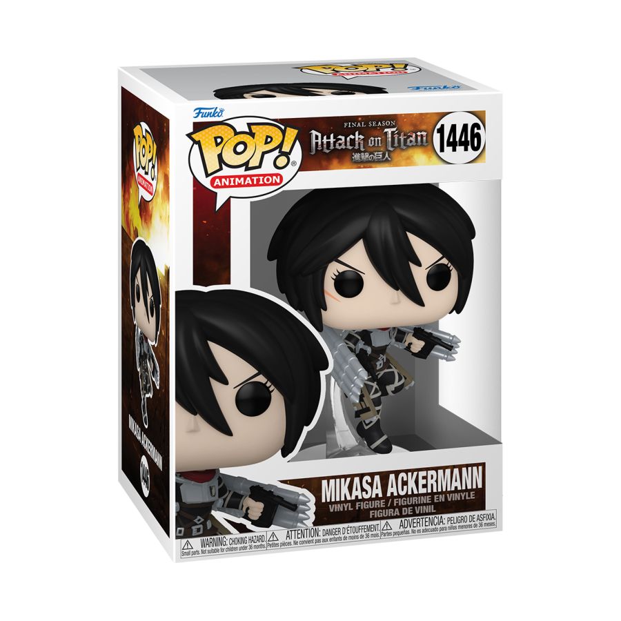 Pop Weasel - Image 2 of Attack on Titan - Mikasa Ackerman Pop! Vinyl - Funko - Pop Vinyl - Image - Pop Weasel