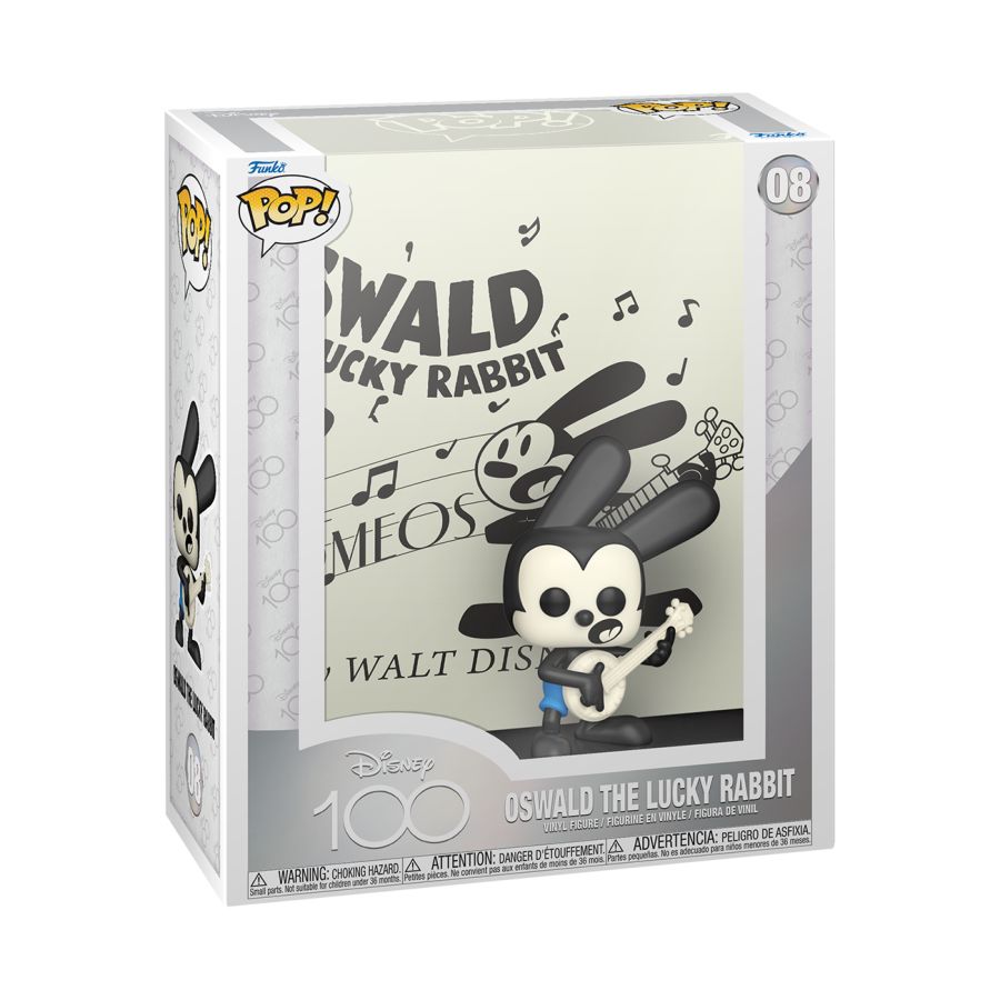 Pop Weasel - Image 2 of Disney 100th - Oswald the Lucky Rabbit Pop! Cover - Funko - Pop Vinyl - Image - Pop Weasel