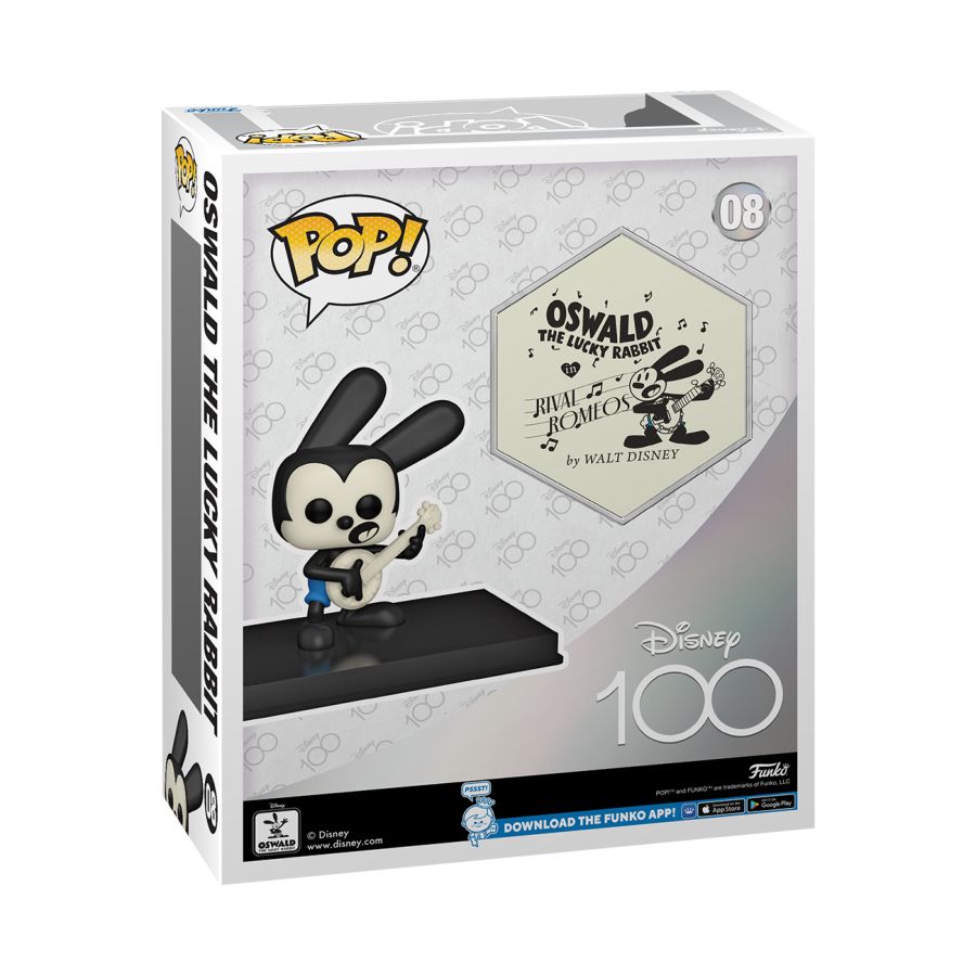 Pop Weasel - Image 3 of Disney 100th - Oswald the Lucky Rabbit Pop! Cover - Funko - Pop Vinyl - Image - Pop Weasel