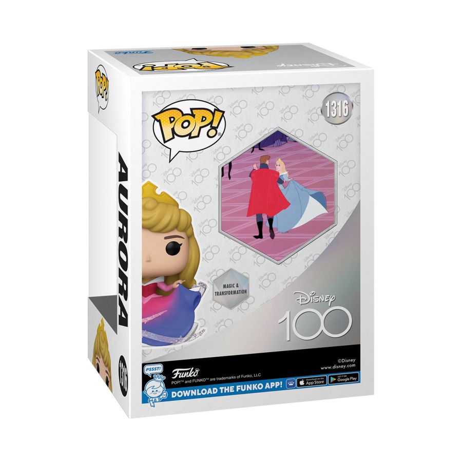 Pop Weasel - Image 3 of Disney 100th - Aurora Pop! Vinyl - Funko - Pop Vinyl - Image - Pop Weasel