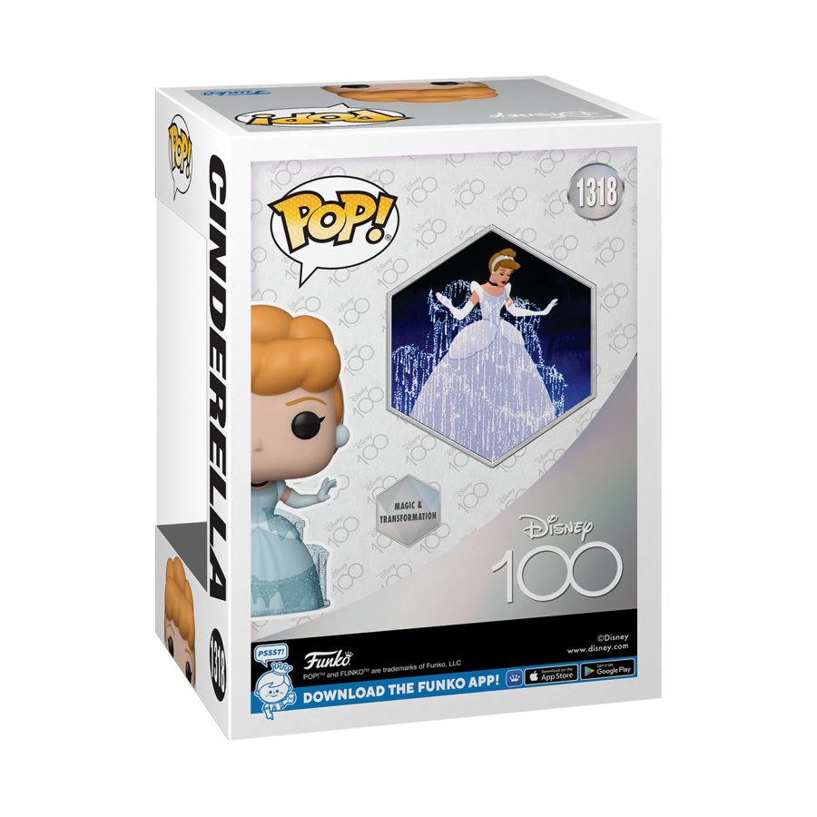 Pop Weasel - Image 3 of Disney 100th - Cinderella Pop! Vinyl - Funko - Pop Vinyl - Image - Pop Weasel