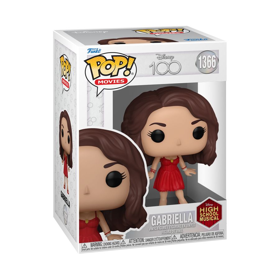 Pop Weasel - Image 2 of Disney: D100 - High School Musical - Gabriella Pop! Vinyl - Funko - Pop Vinyl - Image - Pop Weasel