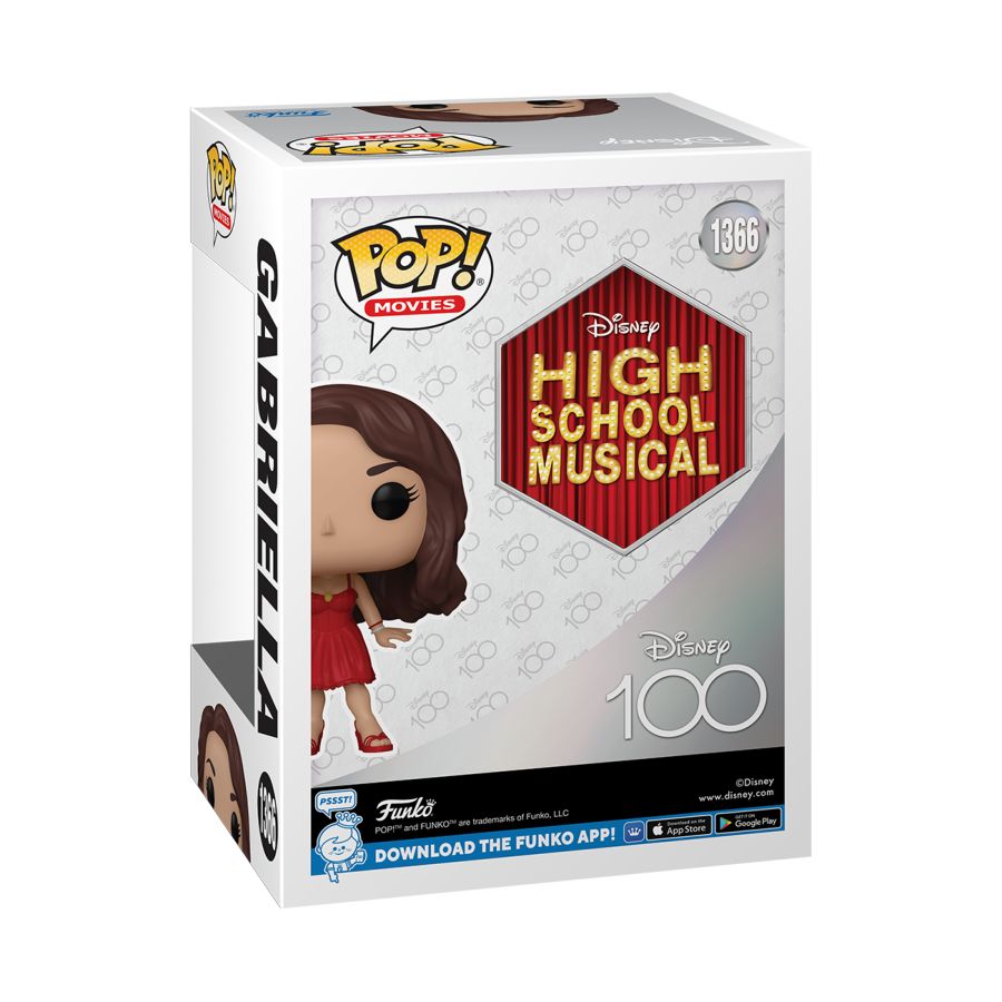 Pop Weasel - Image 3 of Disney: D100 - High School Musical - Gabriella Pop! Vinyl - Funko - Pop Vinyl - Image - Pop Weasel