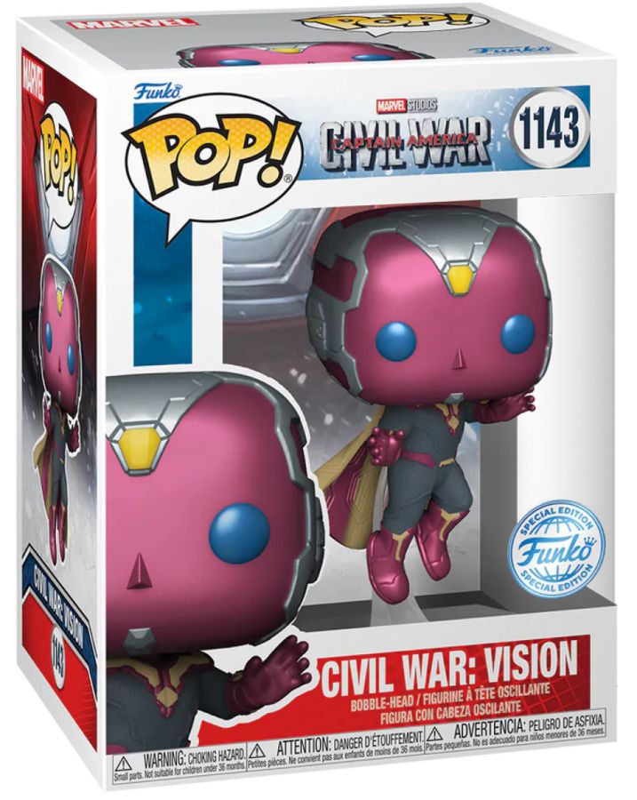 Pop Weasel - Image 3 of Captain America 3: Civil War - Vision Build-A-Scene US Exclusive Pop! Vinyl [RS] - Funko - Pop Vinyl - Image - Pop Weasel