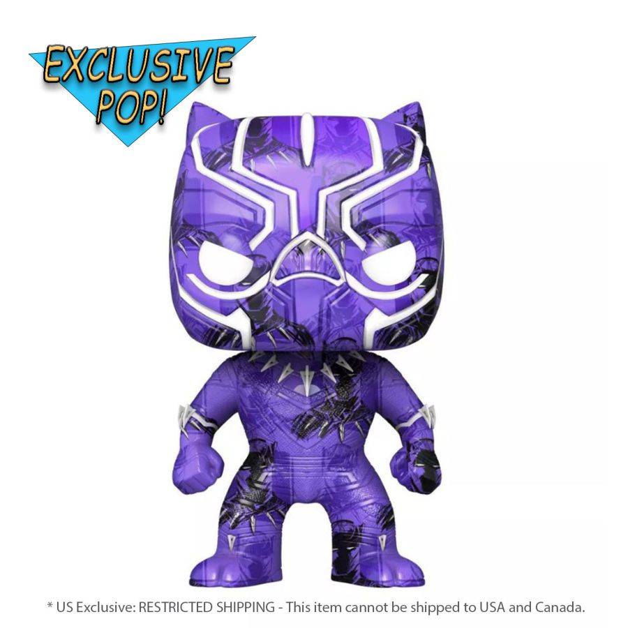 Pop Weasel Image of Black Panther (2018) - Black Panther (Artist Series) US Exclusive Pop! Vinyl [RS] - Funko - Pop Vinyl - Image - Pop Weasel