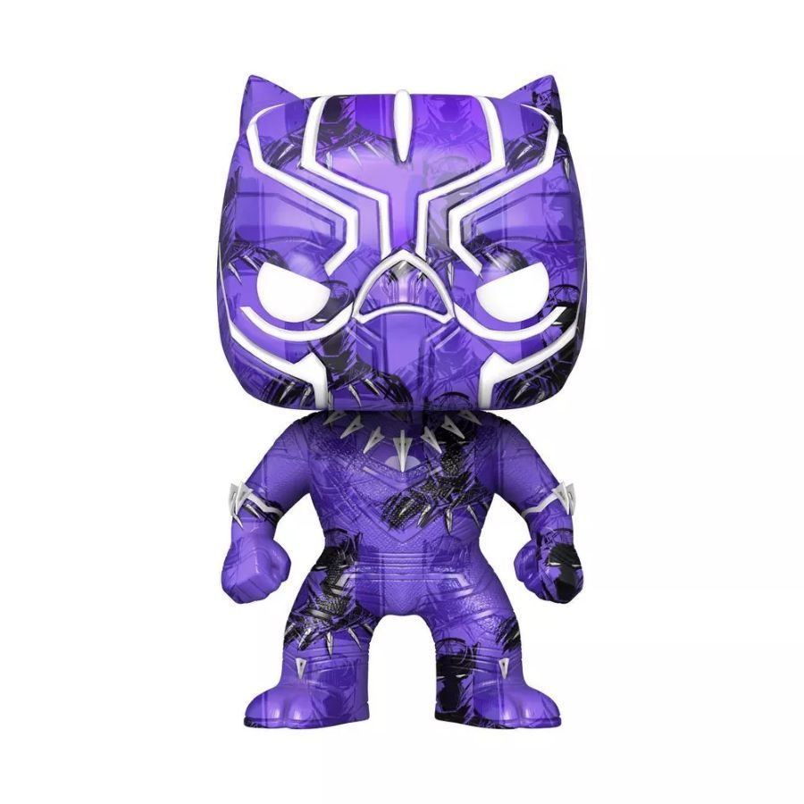 Pop Weasel - Image 2 of Black Panther (2018) - Black Panther (Artist Series) US Exclusive Pop! Vinyl [RS] - Funko - Pop Vinyl - Image - Pop Weasel