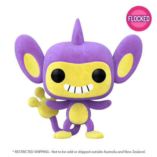 Pop Weasel Image of Pokemon - Aipom Flocked Pop! Vinyl [RS] - Funko