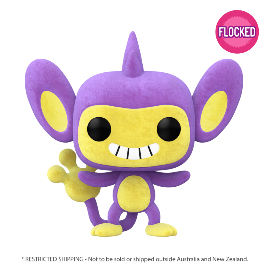 Pop Weasel Image of Pokemon - Aipom Flocked Pop! Vinyl [RS] - Funko - Pop Vinyl - Image - Pop Weasel