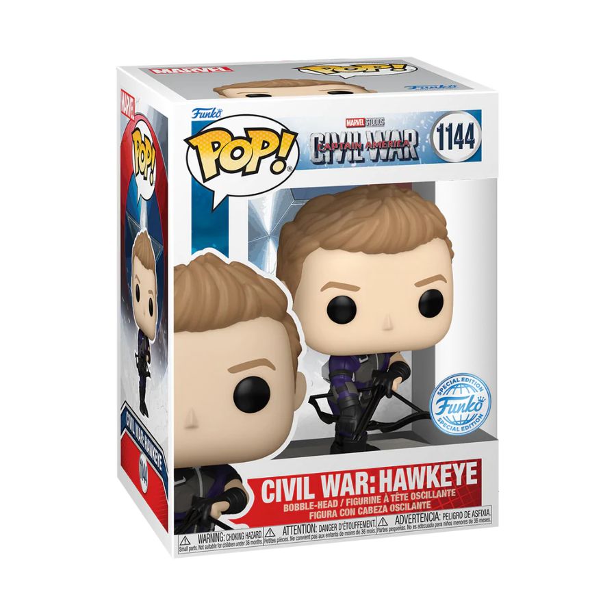 Pop Weasel - Image 3 of Captain America 3: Civil War - Hawkeye Build-A-Scene US Exclusive Pop! Vinyl [RS] - Funko - Pop Vinyl - Image - Pop Weasel