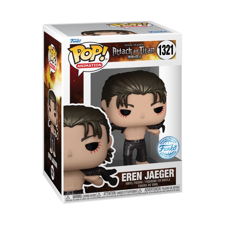 Pop Weasel - Image 3 of Attack on Titan - Eren Jeager US Exclusive Metallic Pop! Vinyl [RS] - Funko - Pop Vinyl - Image - Pop Weasel