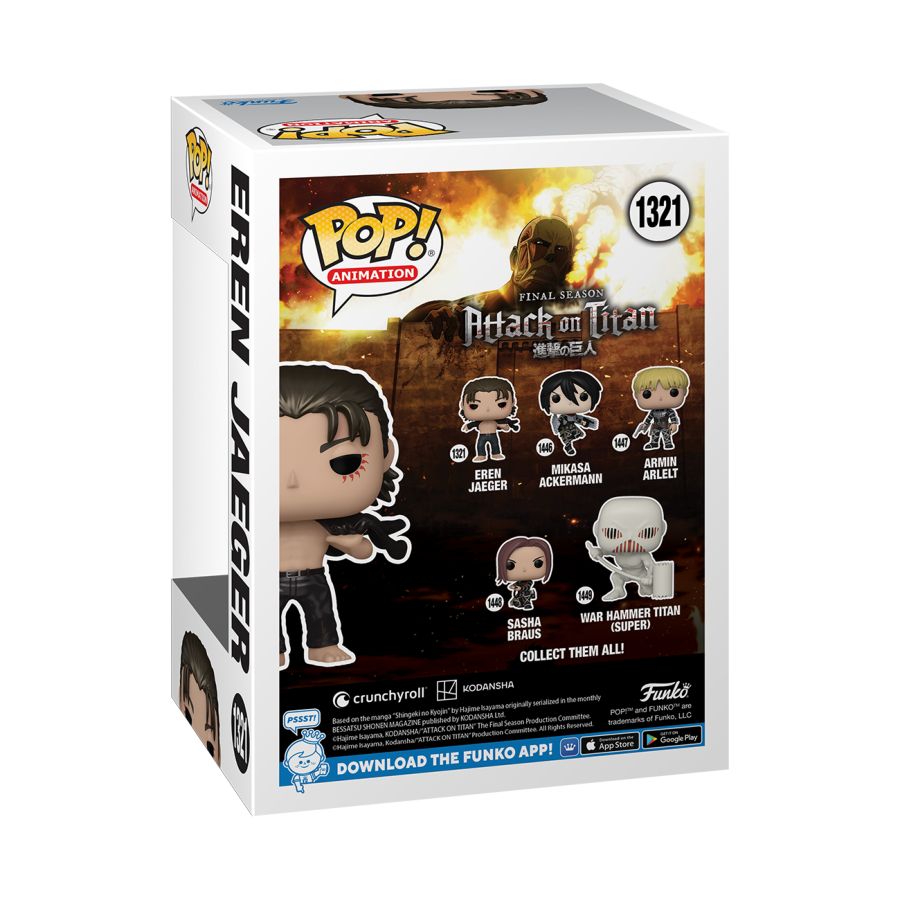 Pop Weasel - Image 4 of Attack on Titan - Eren Jeager US Exclusive Metallic Pop! Vinyl [RS] - Funko - Pop Vinyl - Image - Pop Weasel