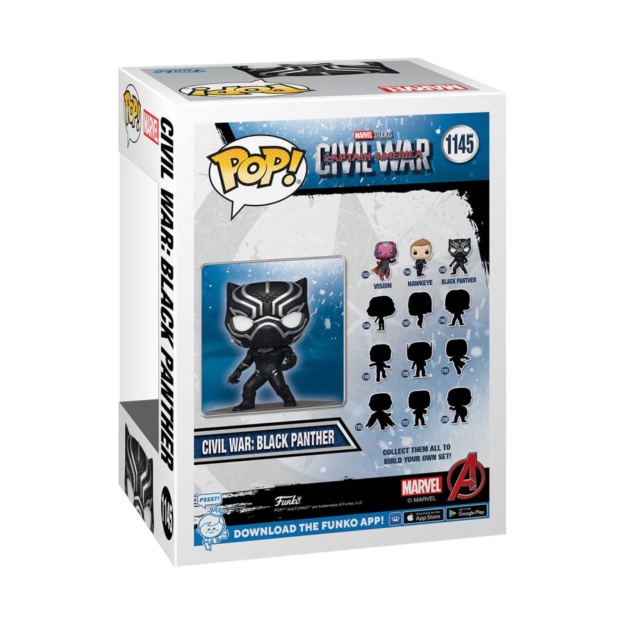 Pop Weasel - Image 4 of Captain America 3: Civil War - Black Panther Build-A-Scene US Exclusive Pop! Vinyl [RS] - Funko