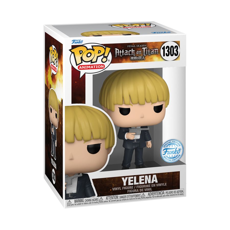 Pop Weasel - Image 3 of Attack on Titan - Yelena US Exclusive Pop! Vinyl [RS] - Funko - Pop Vinyl - Image - Pop Weasel