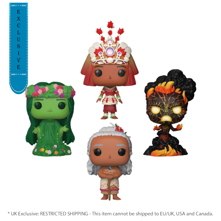 Pop Weasel Image of Moana - UK Exclusive Pop! Vinyl 4-Pack [RS] - Funko - Pop Vinyl - Image - Pop Weasel