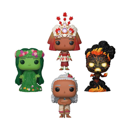 Pop Weasel - Image 2 of Moana - UK Exclusive Pop! Vinyl 4-Pack [RS] - Funko