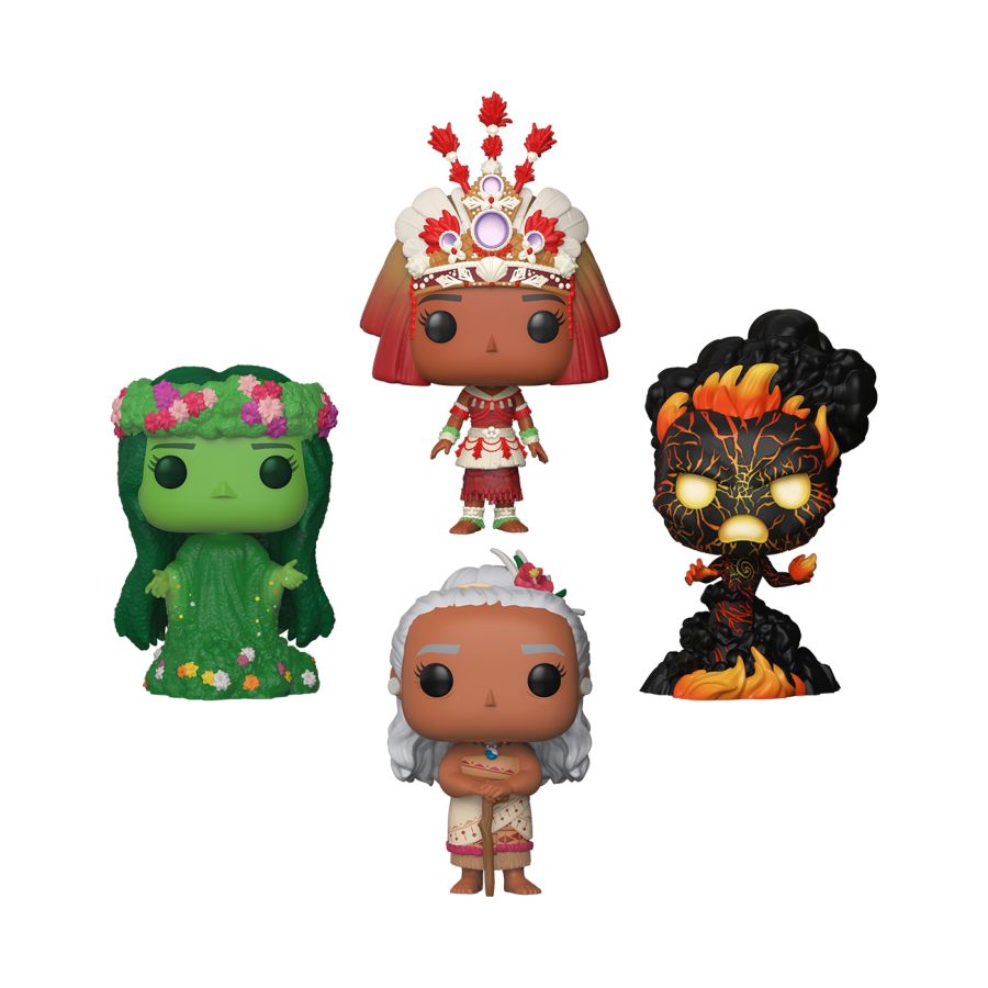 Pop Weasel - Image 2 of Moana - UK Exclusive Pop! Vinyl 4-Pack [RS] - Funko - Pop Vinyl - Image - Pop Weasel