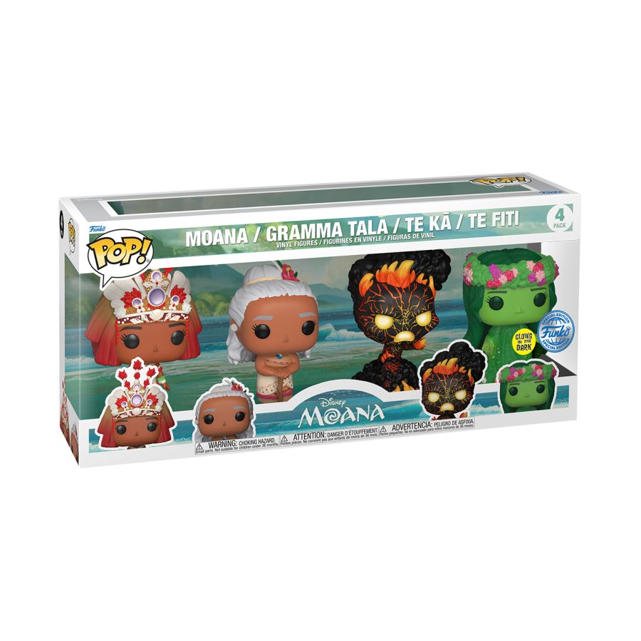 Pop Weasel - Image 4 of Moana - UK Exclusive Pop! Vinyl 4-Pack [RS] - Funko - Pop Vinyl - Image - Pop Weasel