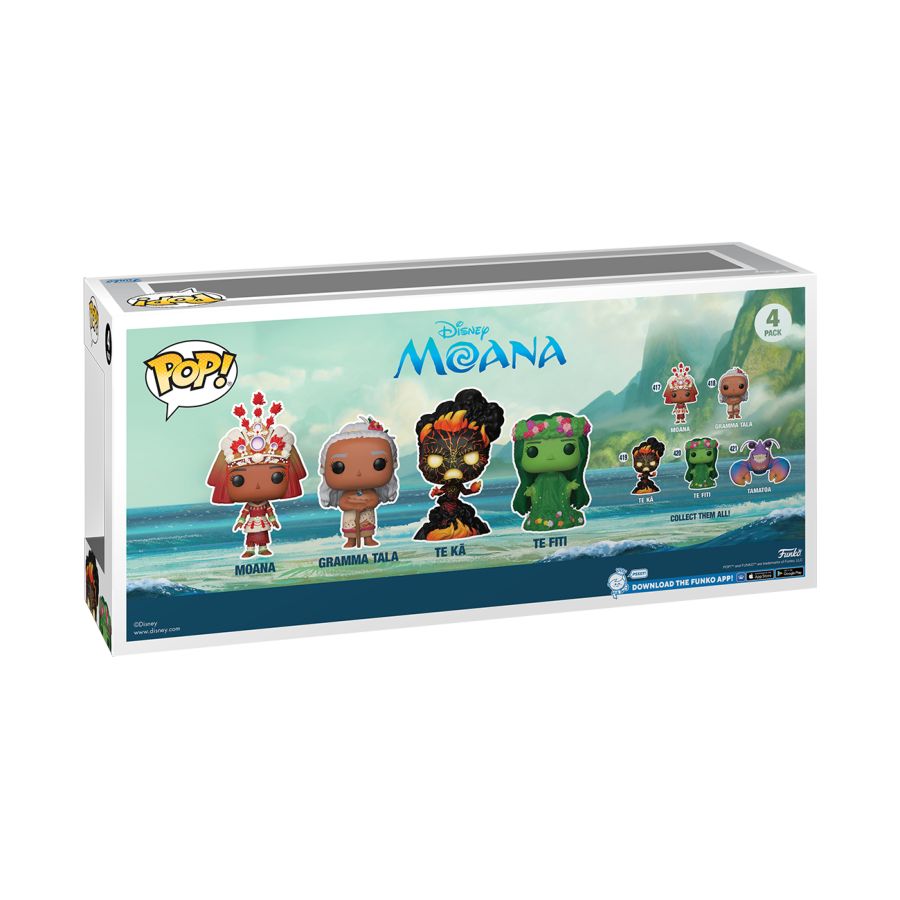 Pop Weasel - Image 5 of Moana - UK Exclusive Pop! Vinyl 4-Pack [RS] - Funko - Pop Vinyl - Image - Pop Weasel