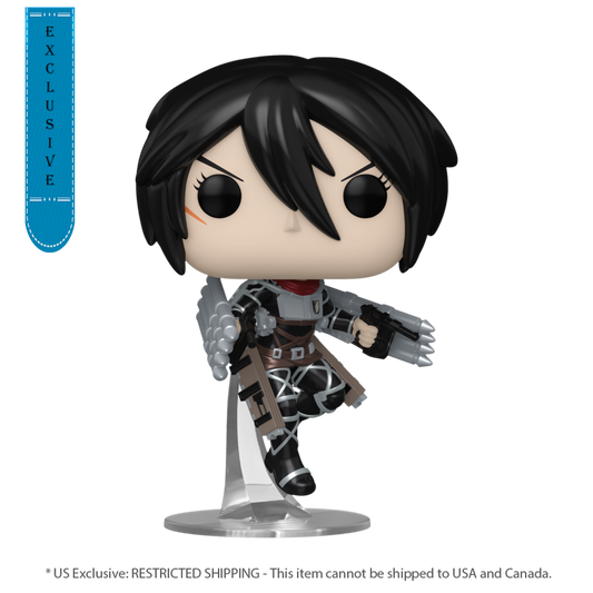 Pop Weasel Image of Attack on Titan - Mikasa Ackerman US Exclusive Metallic Pop! Vinyl [RS] - Funko