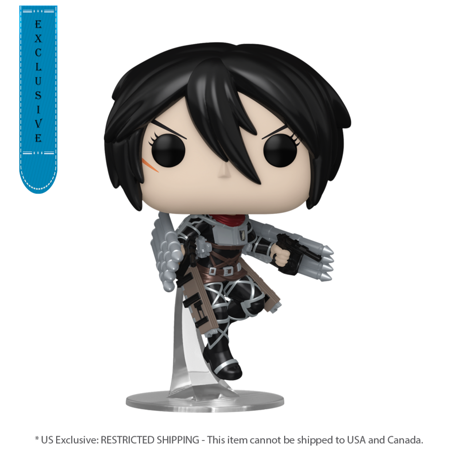 Pop Weasel Image of Attack on Titan - Mikasa Ackerman US Exclusive Metallic Pop! Vinyl [RS] - Funko