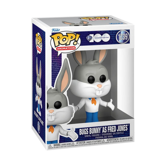 Pop Weasel - Image 2 of Looney Tunes - Bugs Bunny as Fred (WB 100th) Pop! Vinyl - Funko