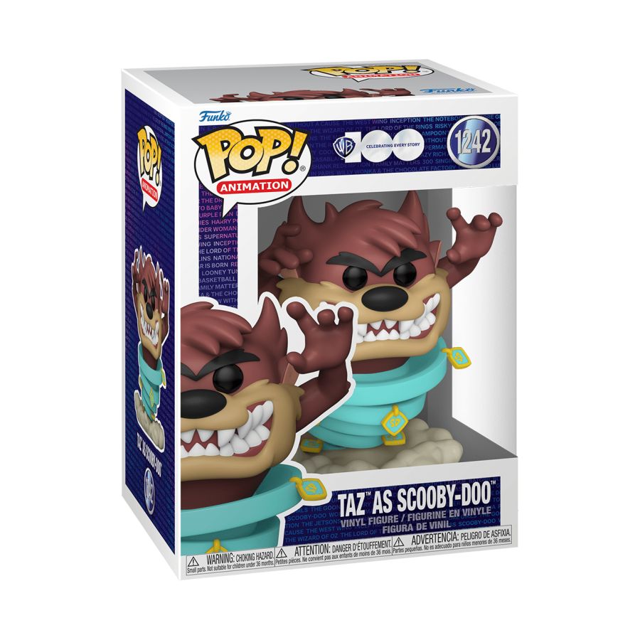 Pop Weasel - Image 2 of Looney Tunes - Taz as Scooby (WB 100th) Pop! Vinyl - Funko - Pop Vinyl - Image - Pop Weasel