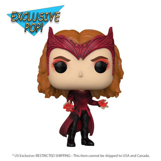 Pop Weasel Image of Doctor Strange 2: Multiverse of Madness - Scarlet Witch US Exclusive Glow Pop! Vinyl [RS] - Funko