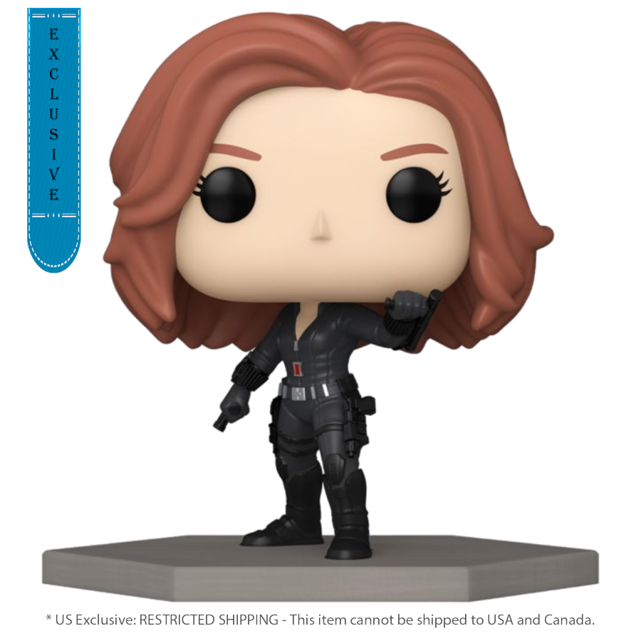 Pop Weasel Image of Captain America 3: Civil War - Black Widow Build-A-Scene US Exclusive Pop! Vinyl [RS] - Funko - Pop Vinyl - Image - Pop Weasel