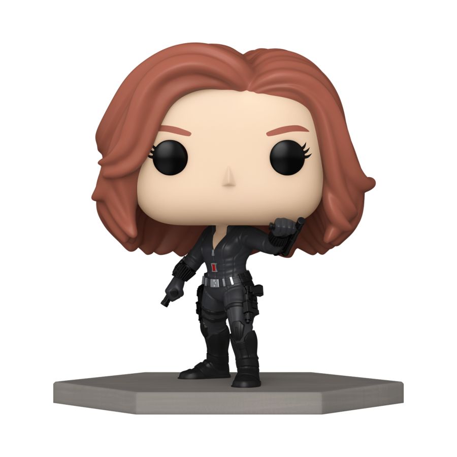 Pop Weasel - Image 2 of Captain America 3: Civil War - Black Widow Build-A-Scene US Exclusive Pop! Vinyl [RS] - Funko - Pop Vinyl - Image - Pop Weasel