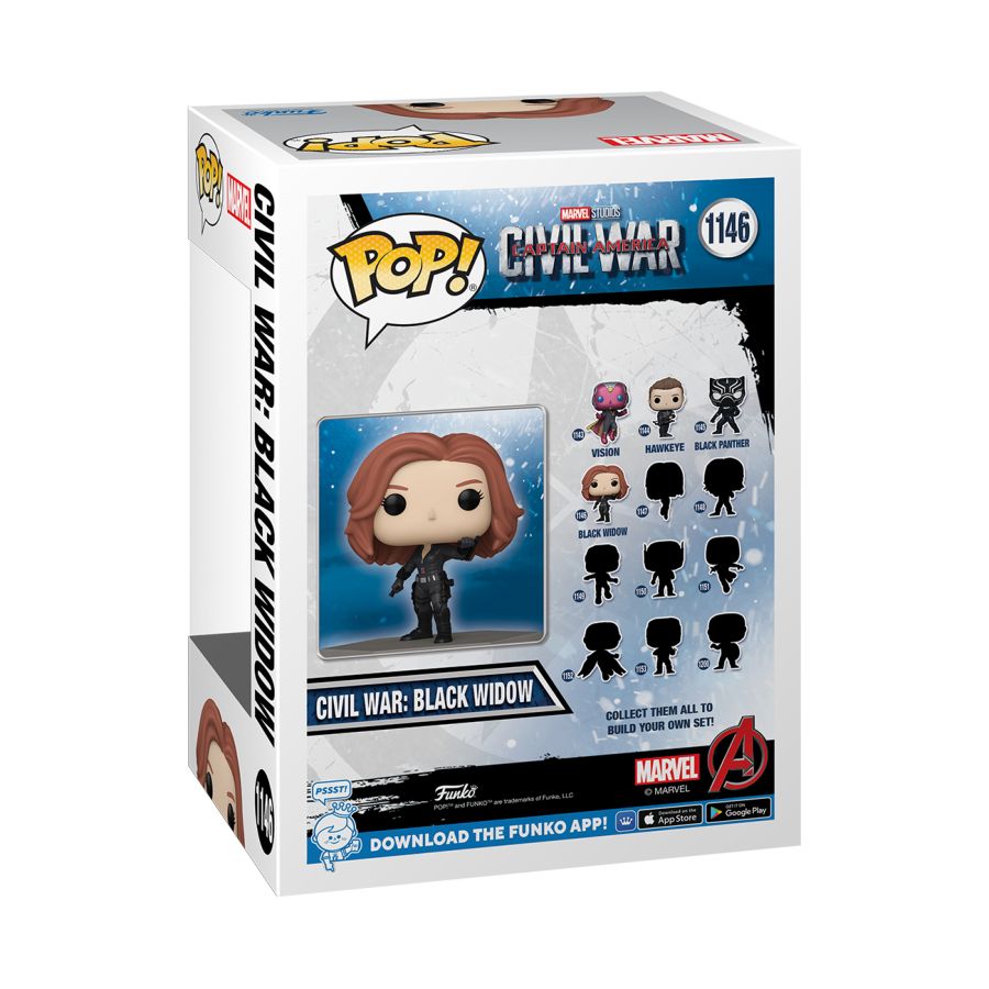 Pop Weasel - Image 4 of Captain America 3: Civil War - Black Widow Build-A-Scene US Exclusive Pop! Vinyl [RS] - Funko - Pop Vinyl - Image - Pop Weasel