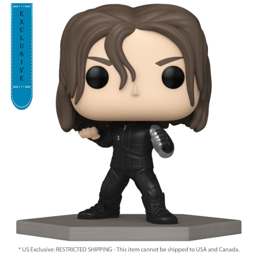 Pop Weasel Image of Captain America 3: Civil War - Bucky Barnes Build-A-Scene Pop! Vinyl [RS] - Funko - Pop Vinyl - Image - Pop Weasel